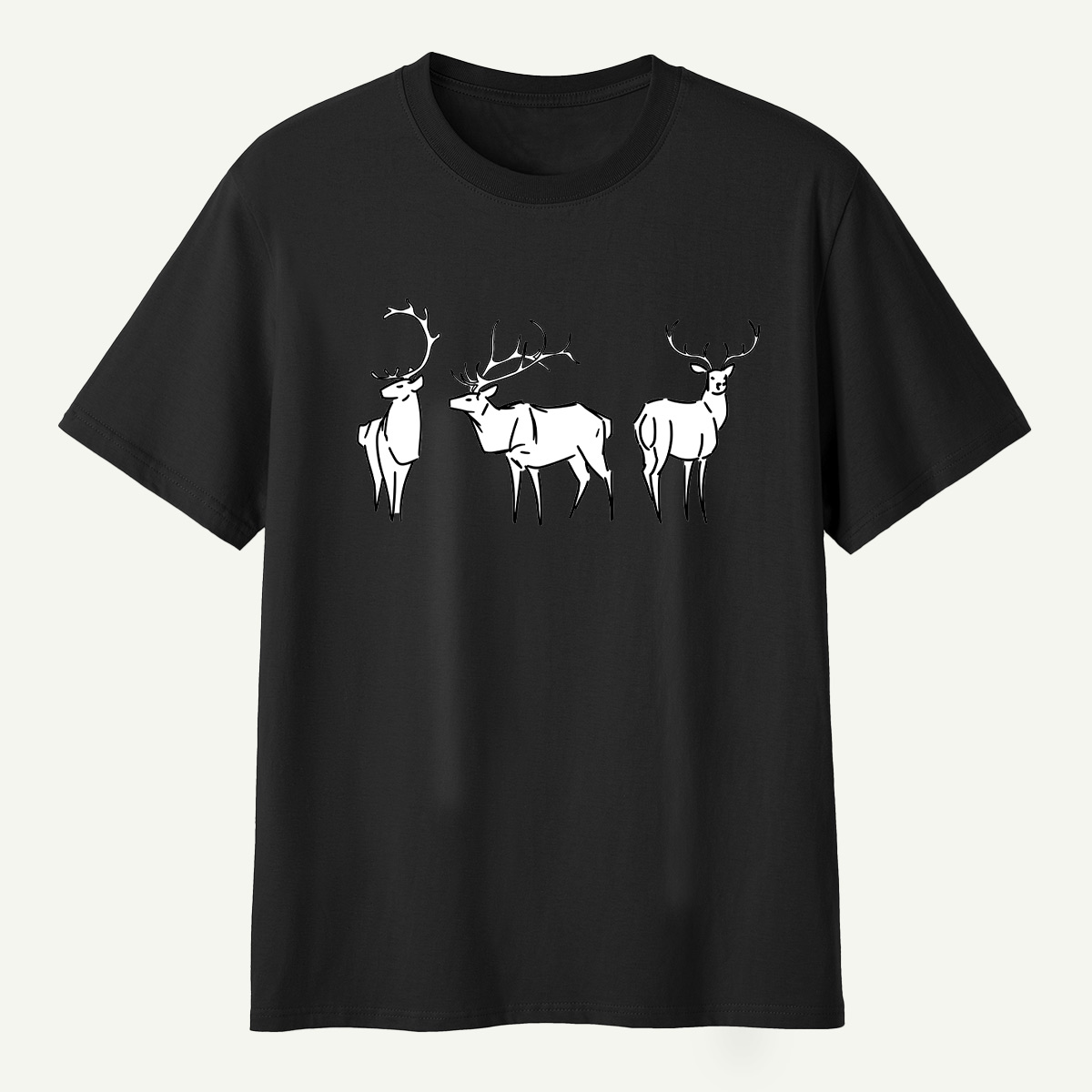 Deer Species Antler Study T-Shirt