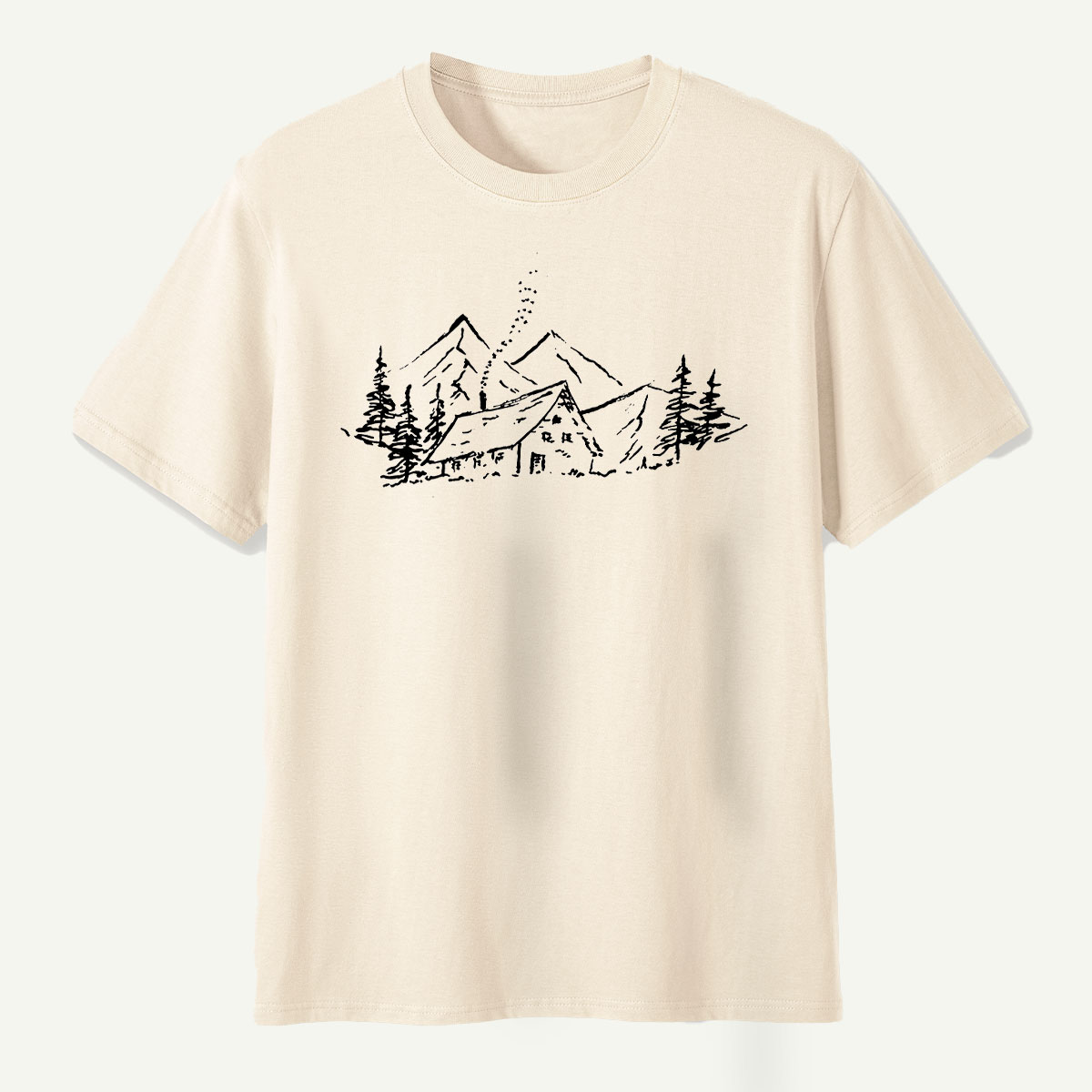 Alpine Cabin Mountain Retreat T-Shirt