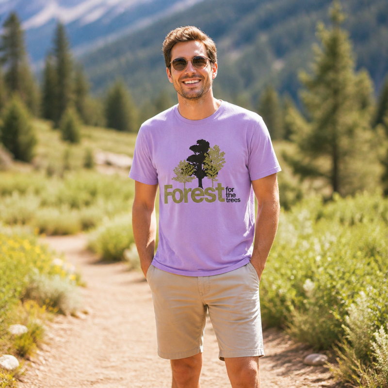 Forest for the Trees Silhouette Quote T-Shirt