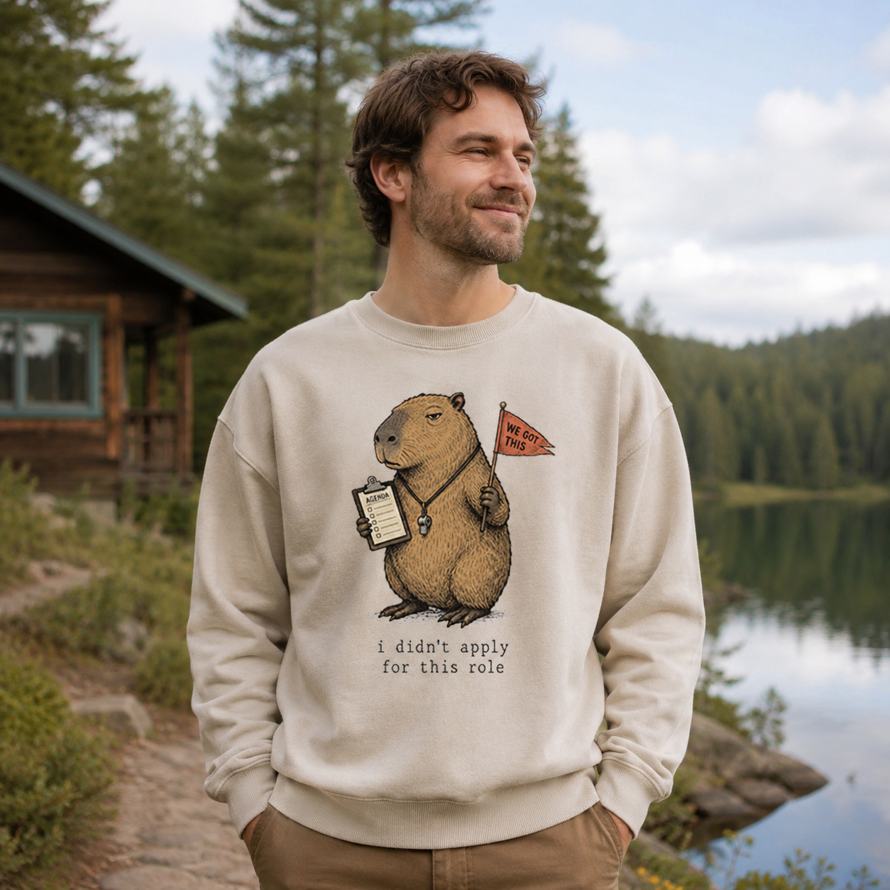 I Didn’t Apply for This Role Washed Sweatshirts