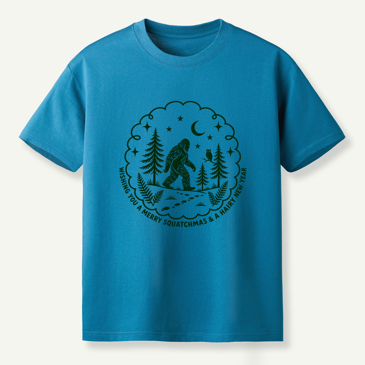 Wishing You A Merry Squatchmas And A Hairy New Year T-Shirt