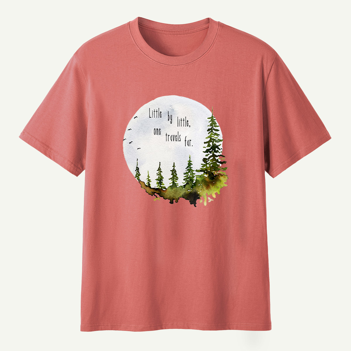 Life Is Better In The Woods Forest Circle T-Shirt