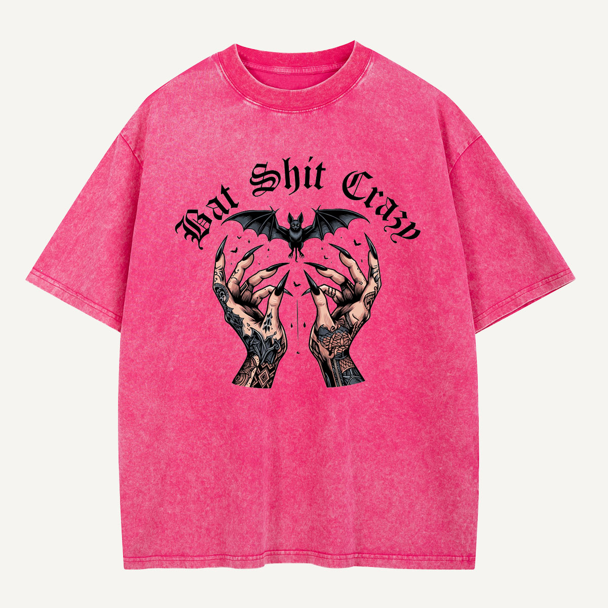 Hands Up for Bat Shit Crazy Washed T-Shirt