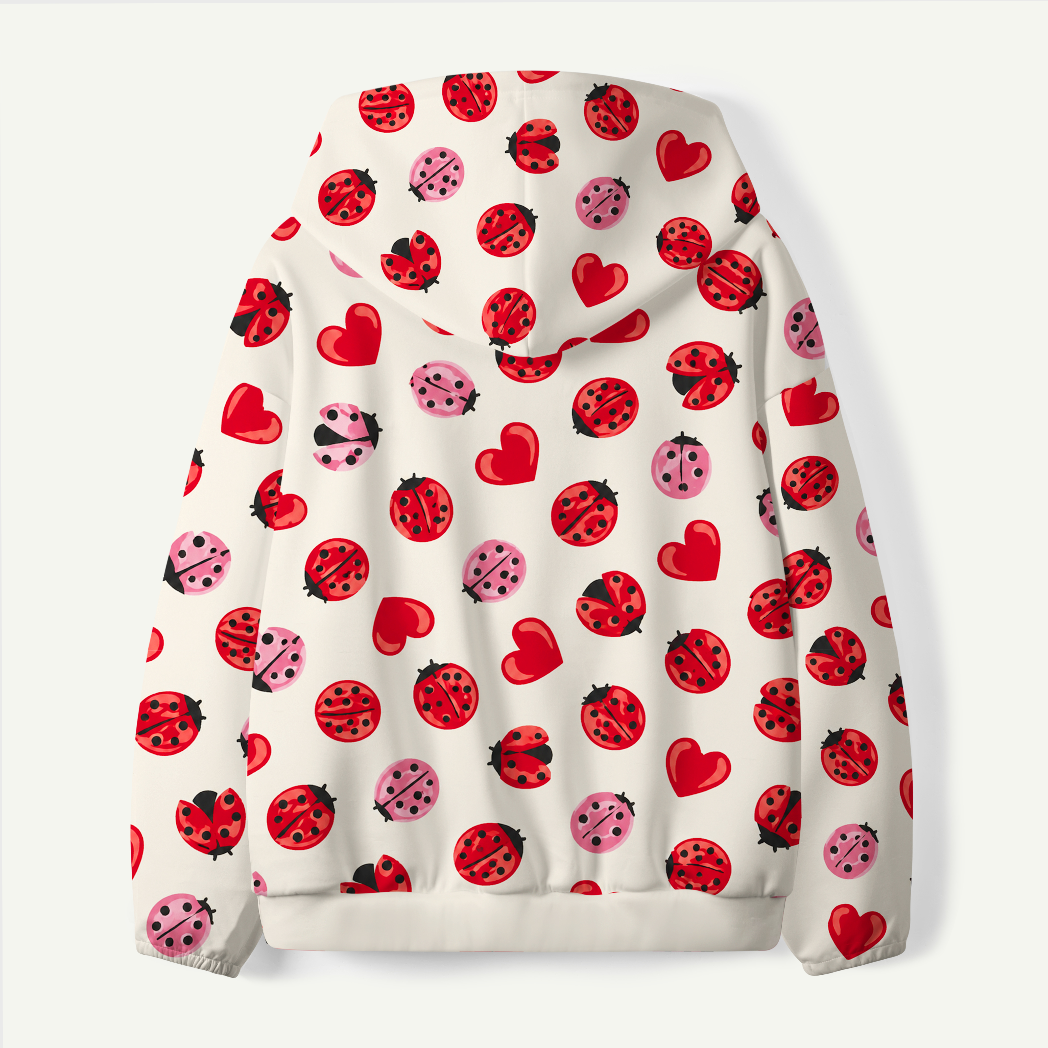Kawaii Animal Faces Grid Kids All-over Printed Hoodie