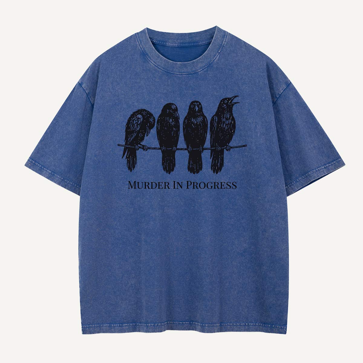Murder in Progress Washed T-Shirt