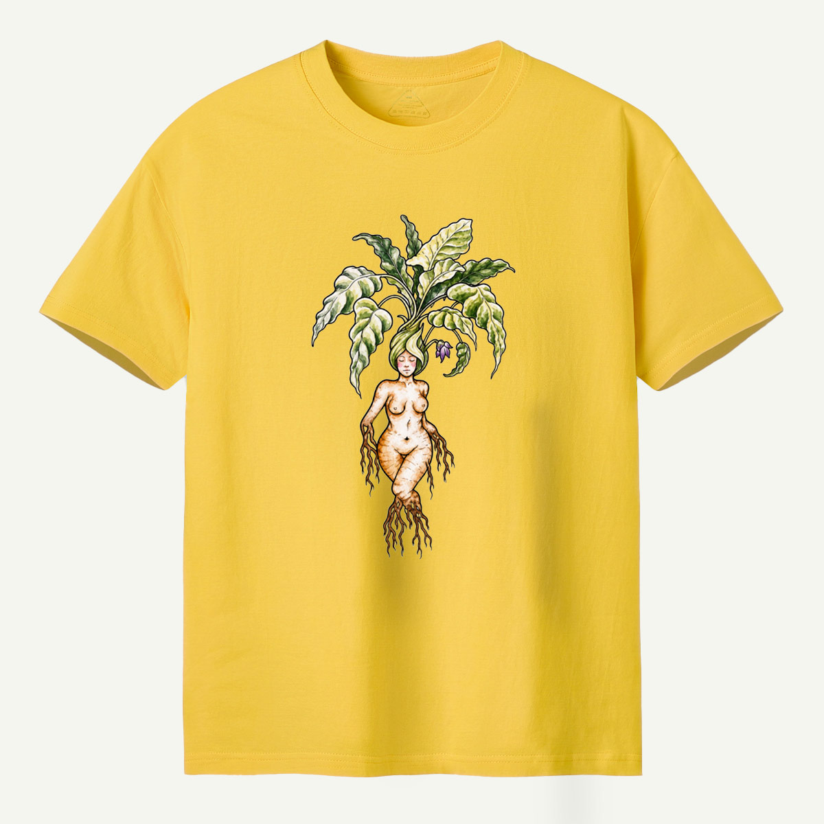 Forest Goddess Botanical Root Spirit T-Shirt