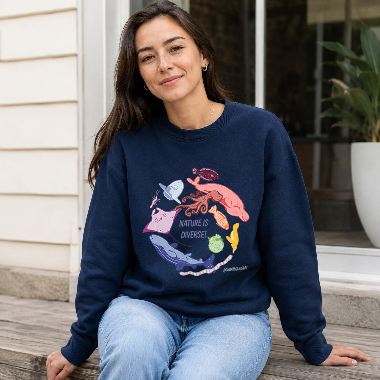 Nature Is Diverse Sea Creatures Sweatshirts