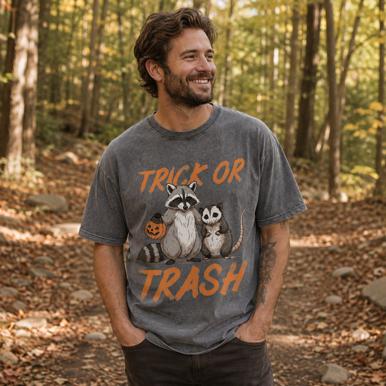 Trick or Dash Washed T-Shirt