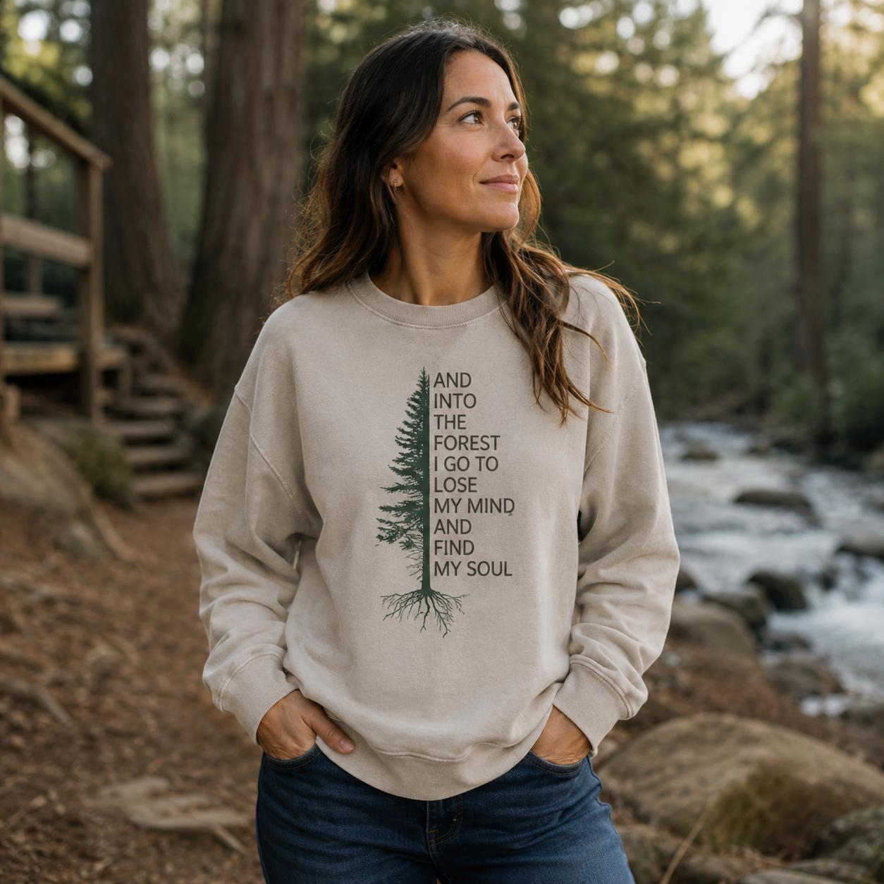 Into the Woods Washed Sweatshirts