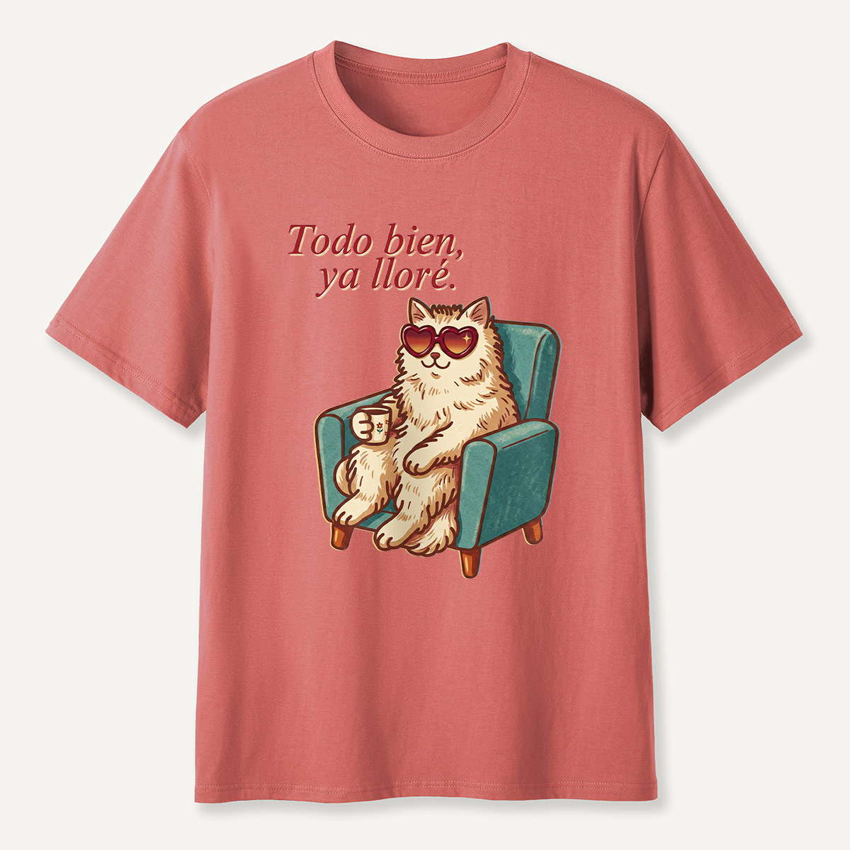Coffee Cat Relax T-Shirt