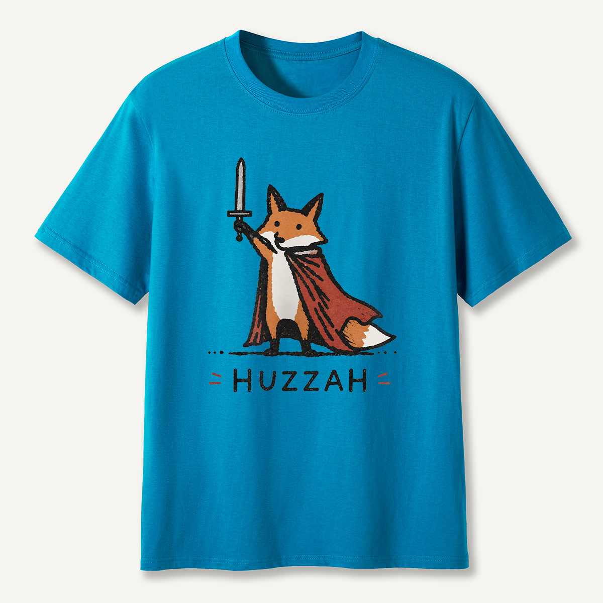 Huzzah Fox Knight T-Shirt