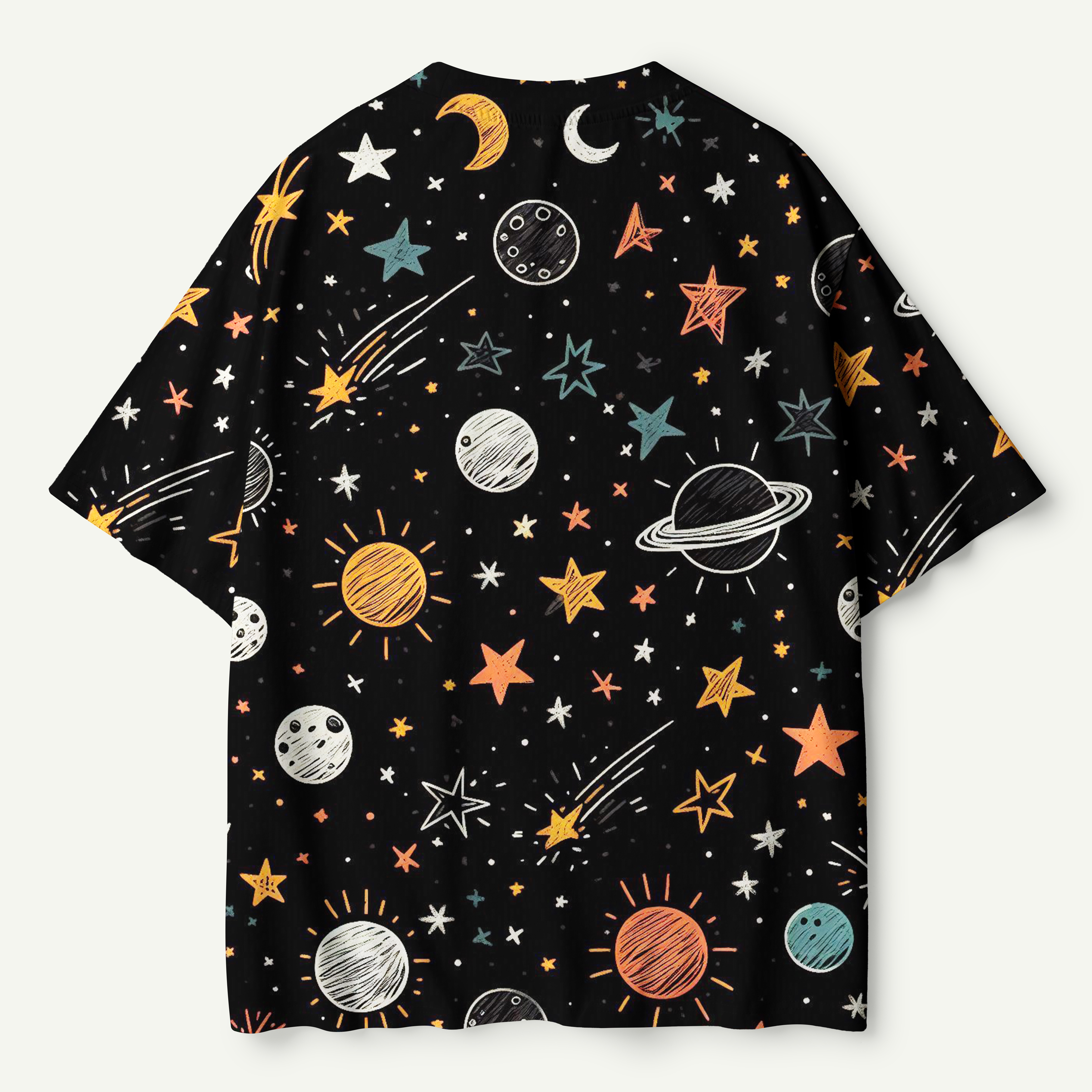 Midnight Cosmos Scatter Premium Pure Cotton Tee
