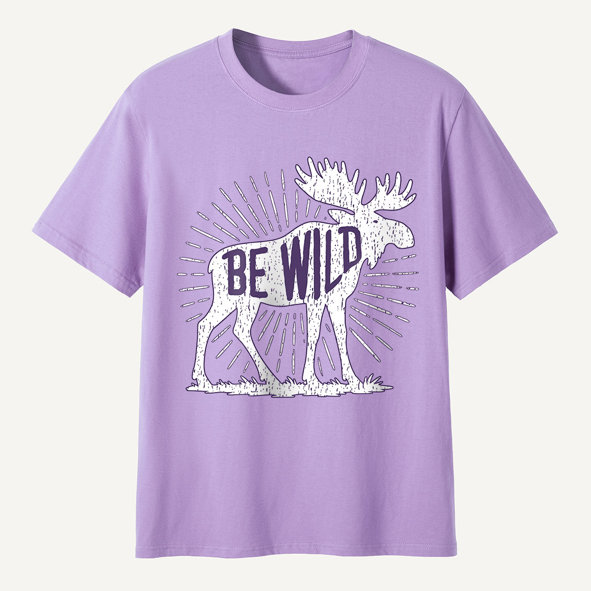 Be Wild Moose Sunburst T-Shirt