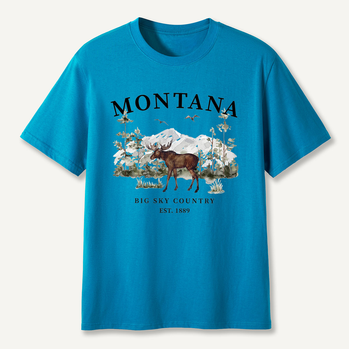 Montana Big Sky Country Moose T-Shirt