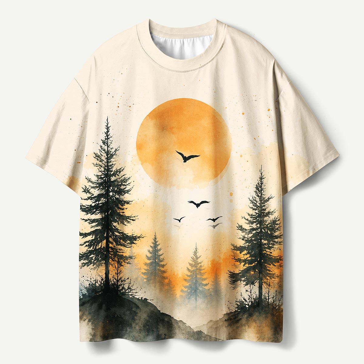 Sunset Wilderness Premium Cotton Tee