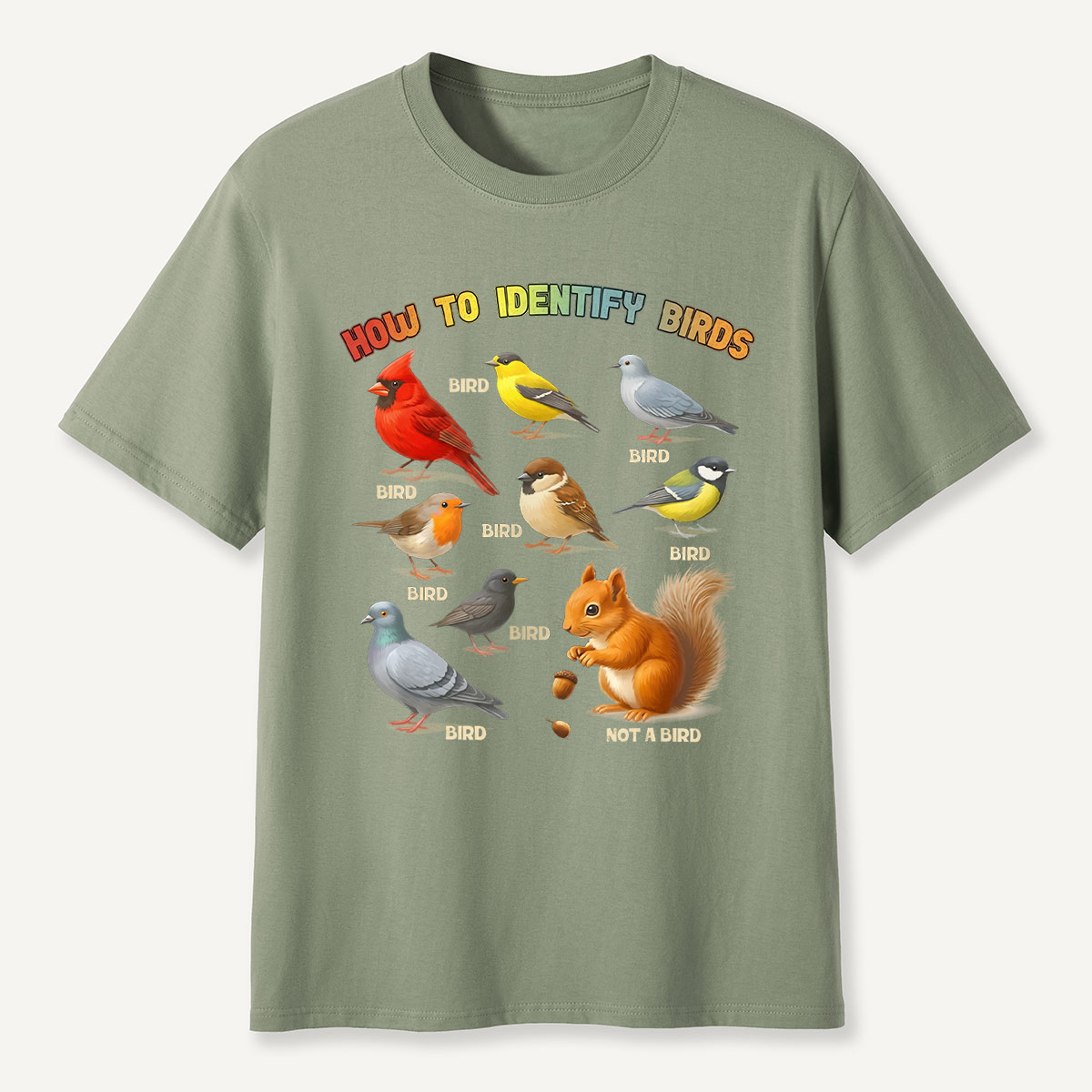 How to Identify Birds T-Shirt