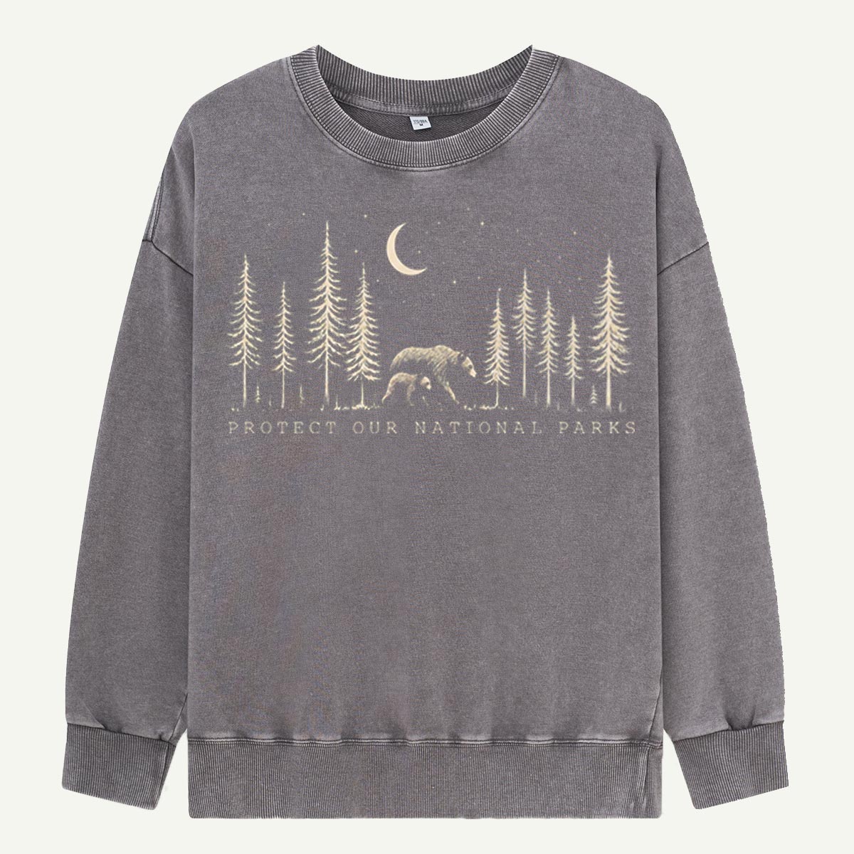 Protect The National Parks Environmental Activism Washed Sweatshirts
