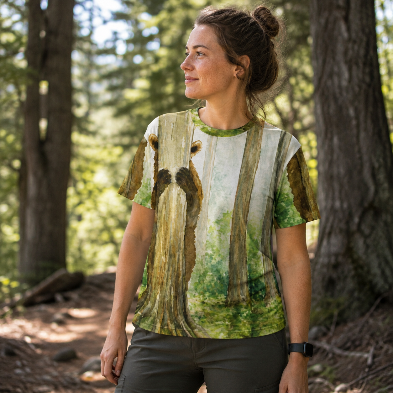 Forest Hug Tree Spirit Premium Pure Cotton Tee