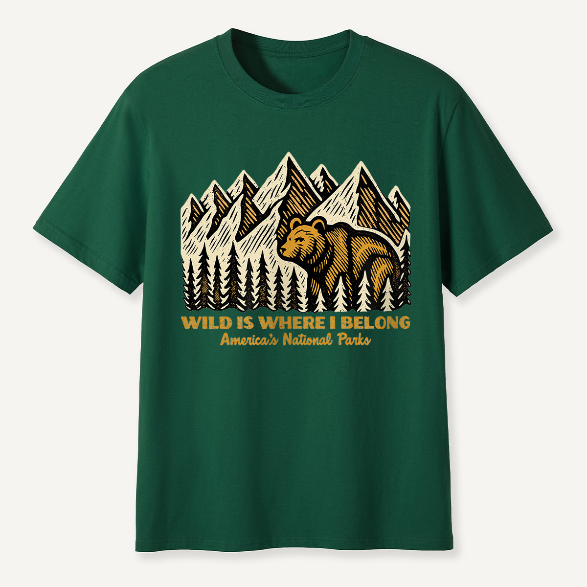 Wild Is Where I Belong Bear Mountains T-Shirt