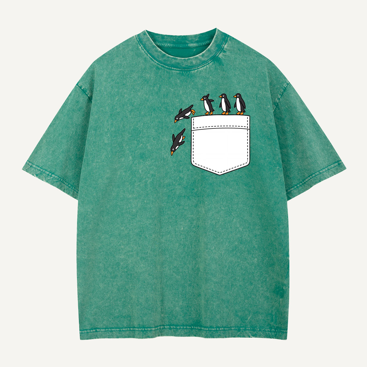Penguin Pocket Parade Washed T-Shirt