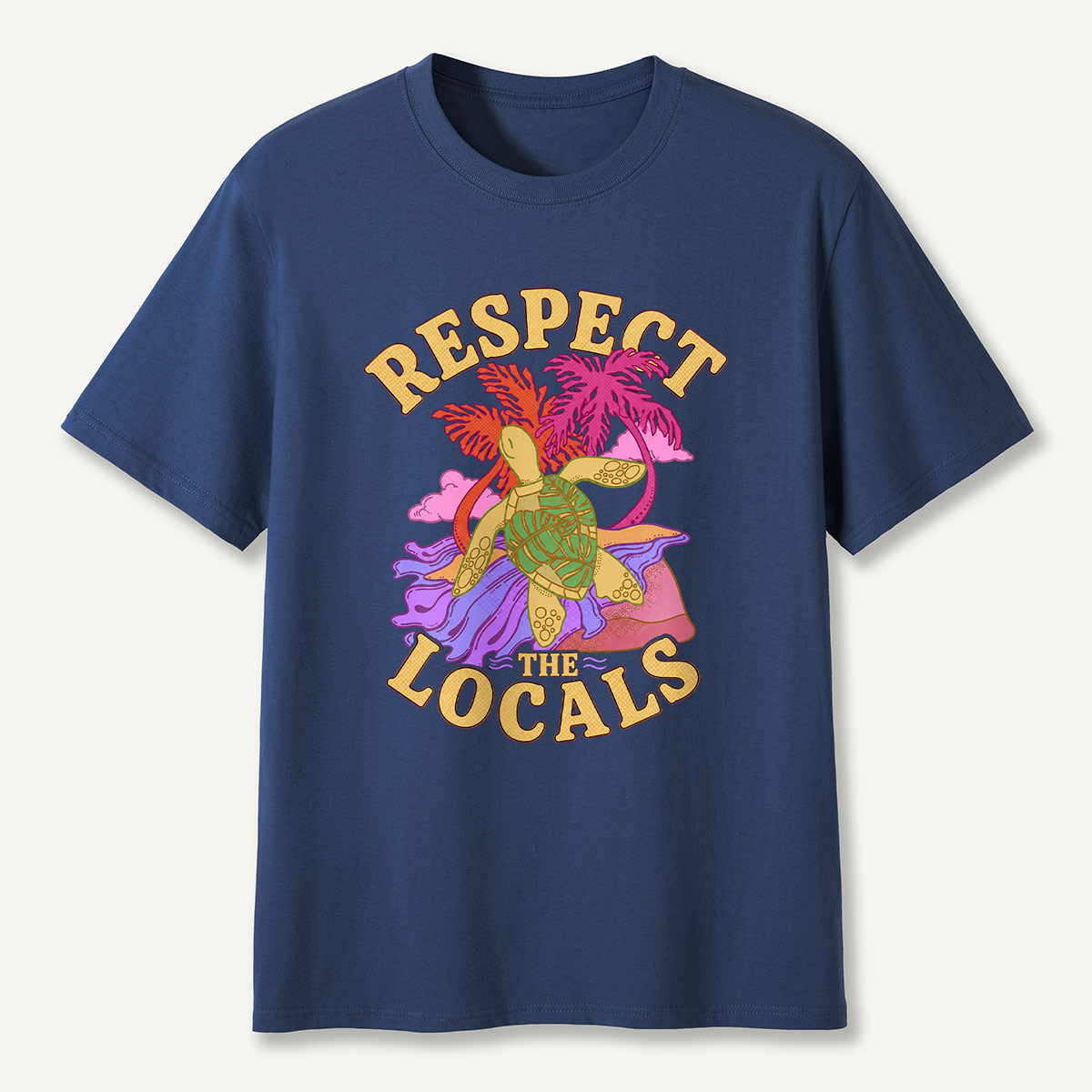 Sea Turtle Tropical Beach T-Shirt