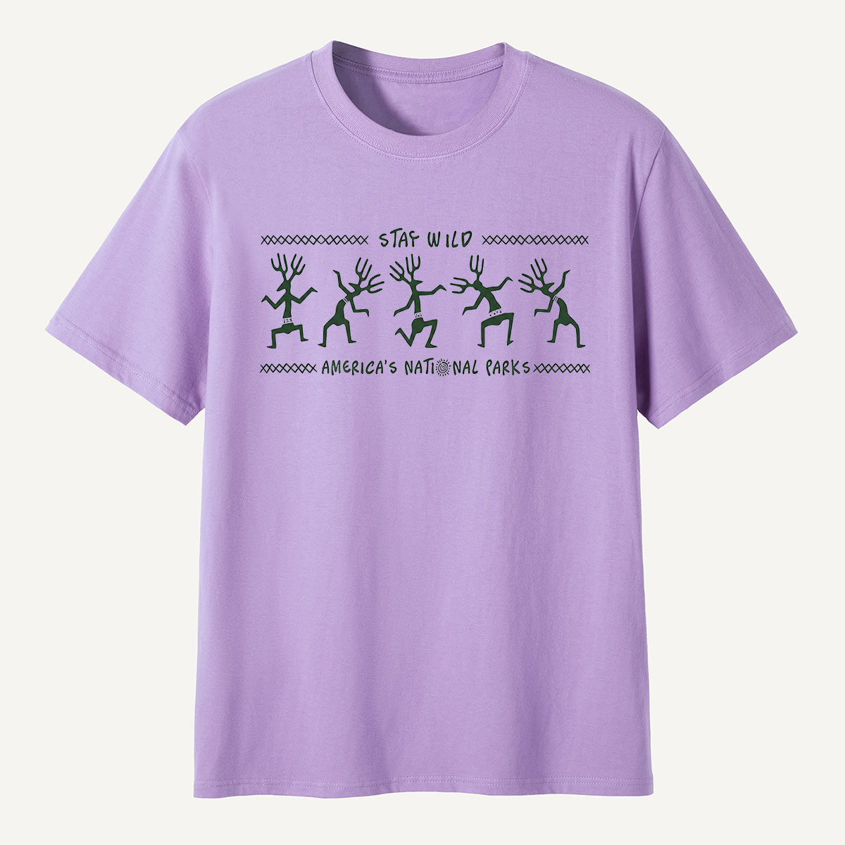 Stay Wild Petroglyph Dancers National Parks T-Shirt