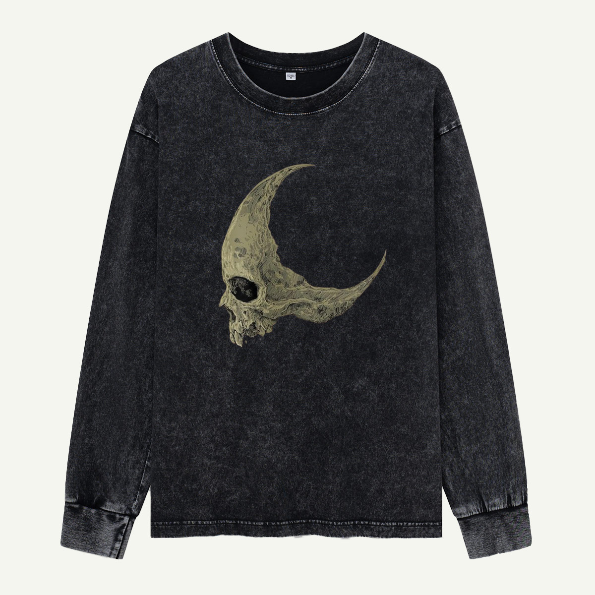 Moon of the Dead Washed Long‑sleeve