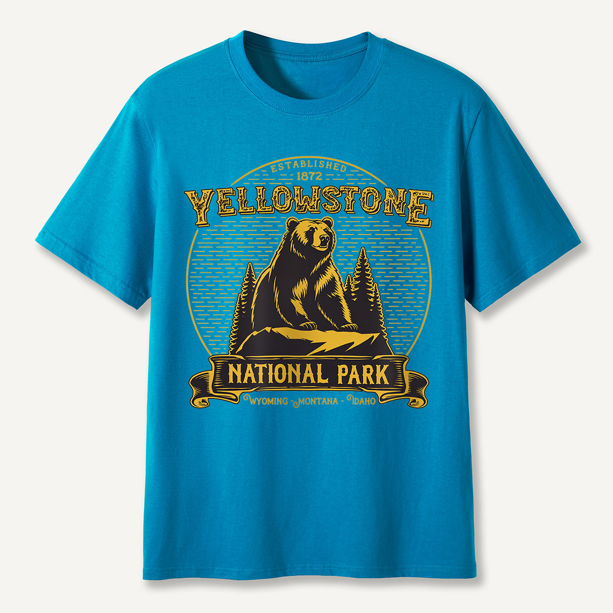 Yellowstone National Park Sitting Bear T-Shirt