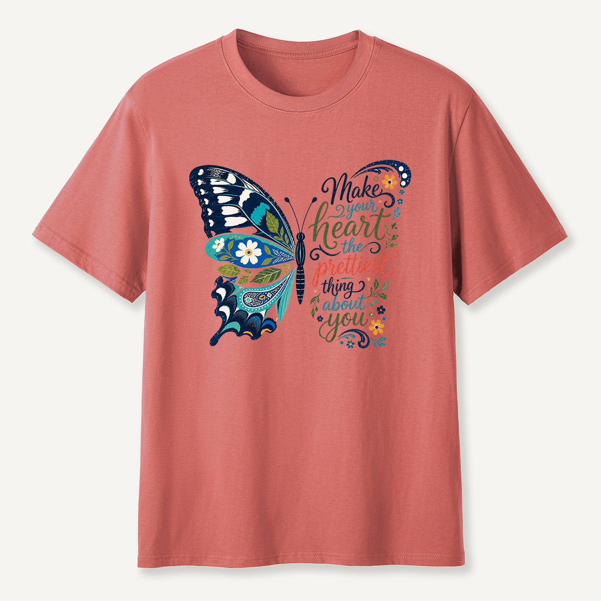 Inspirational Butterfly Nature Quote T-Shirt