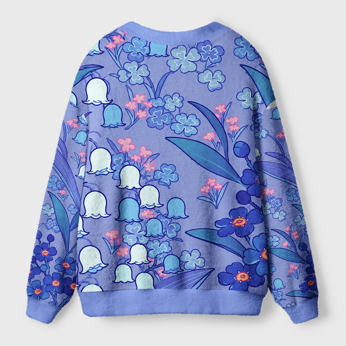 Bellflower Blue Parade Ugly Cardigan Sweaters