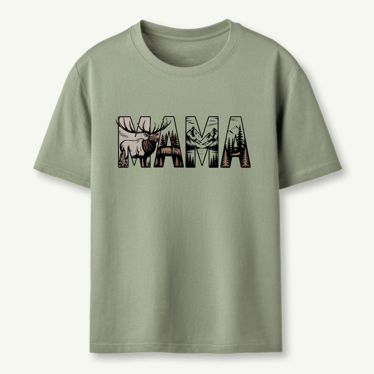 Mama Forest Adventure Hiking and Camping T-Shirt