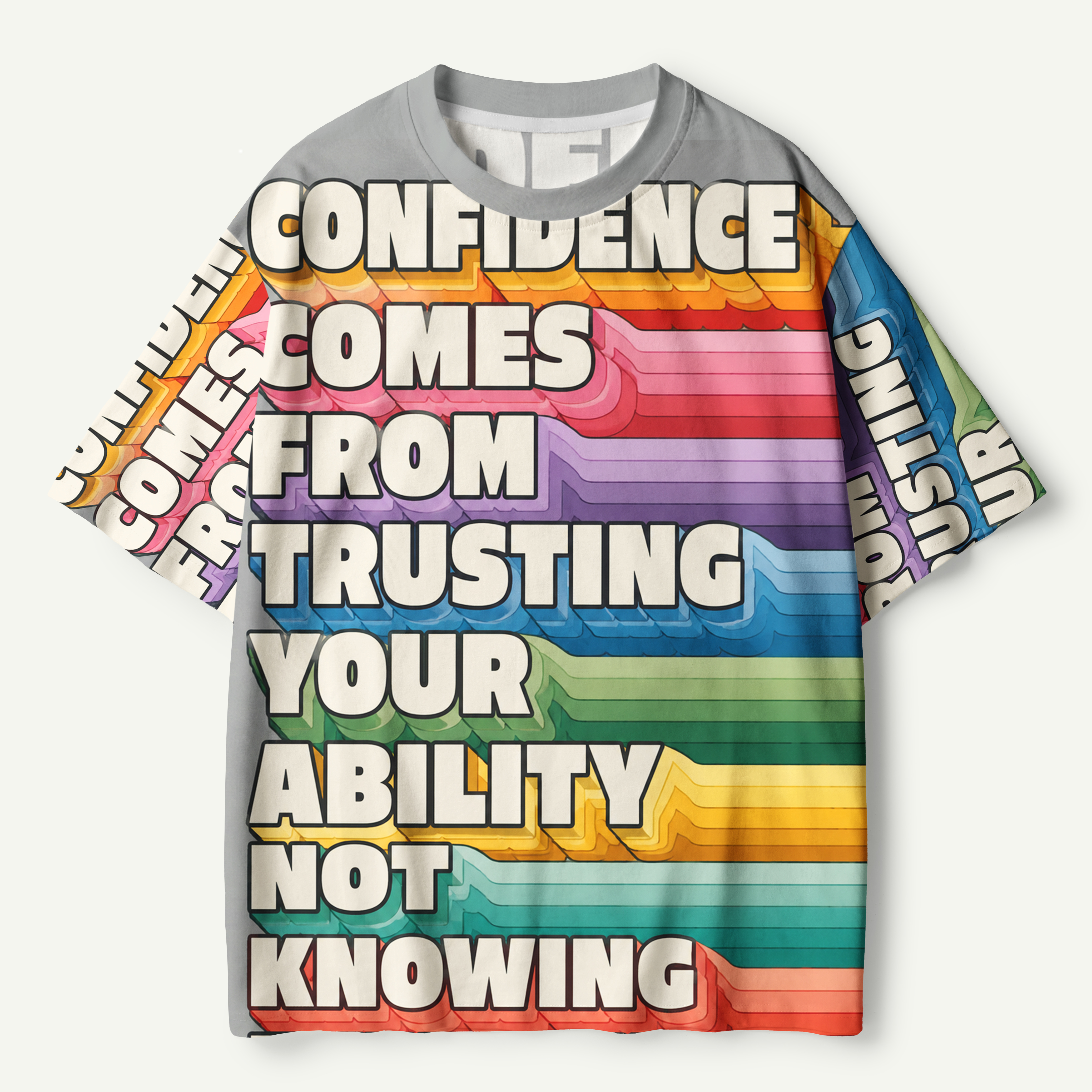 Confidence Comes From Trusting Your Ability Premium Pure Cotton Tee