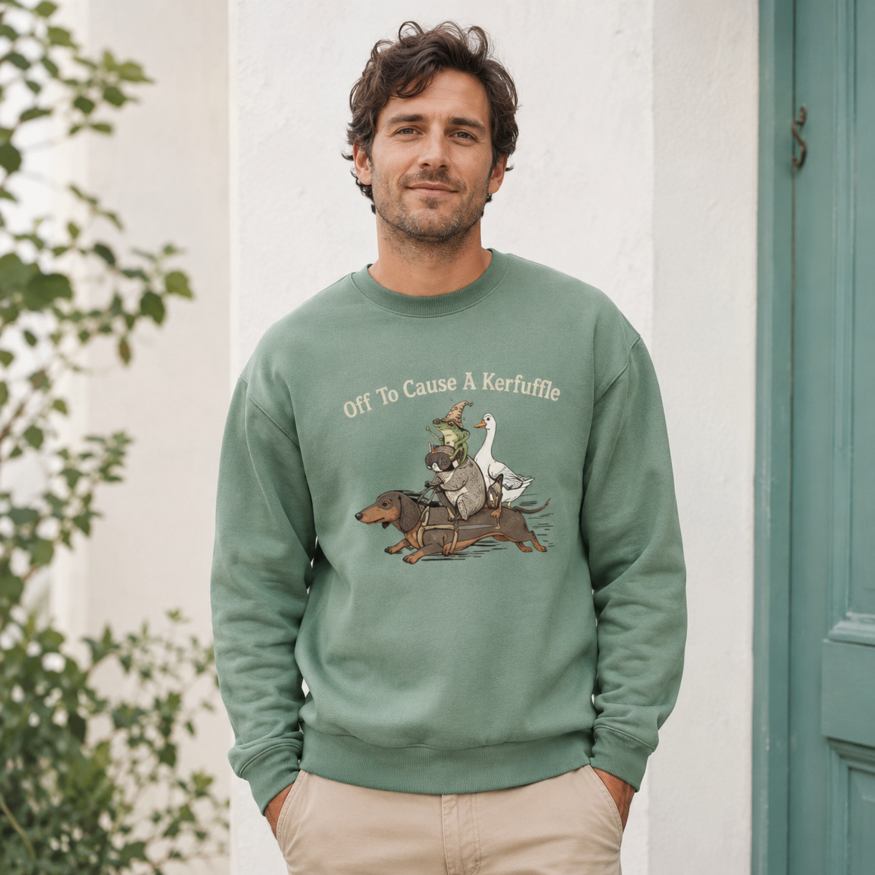 Off To Cause A Kerfuffle Sweatshirts