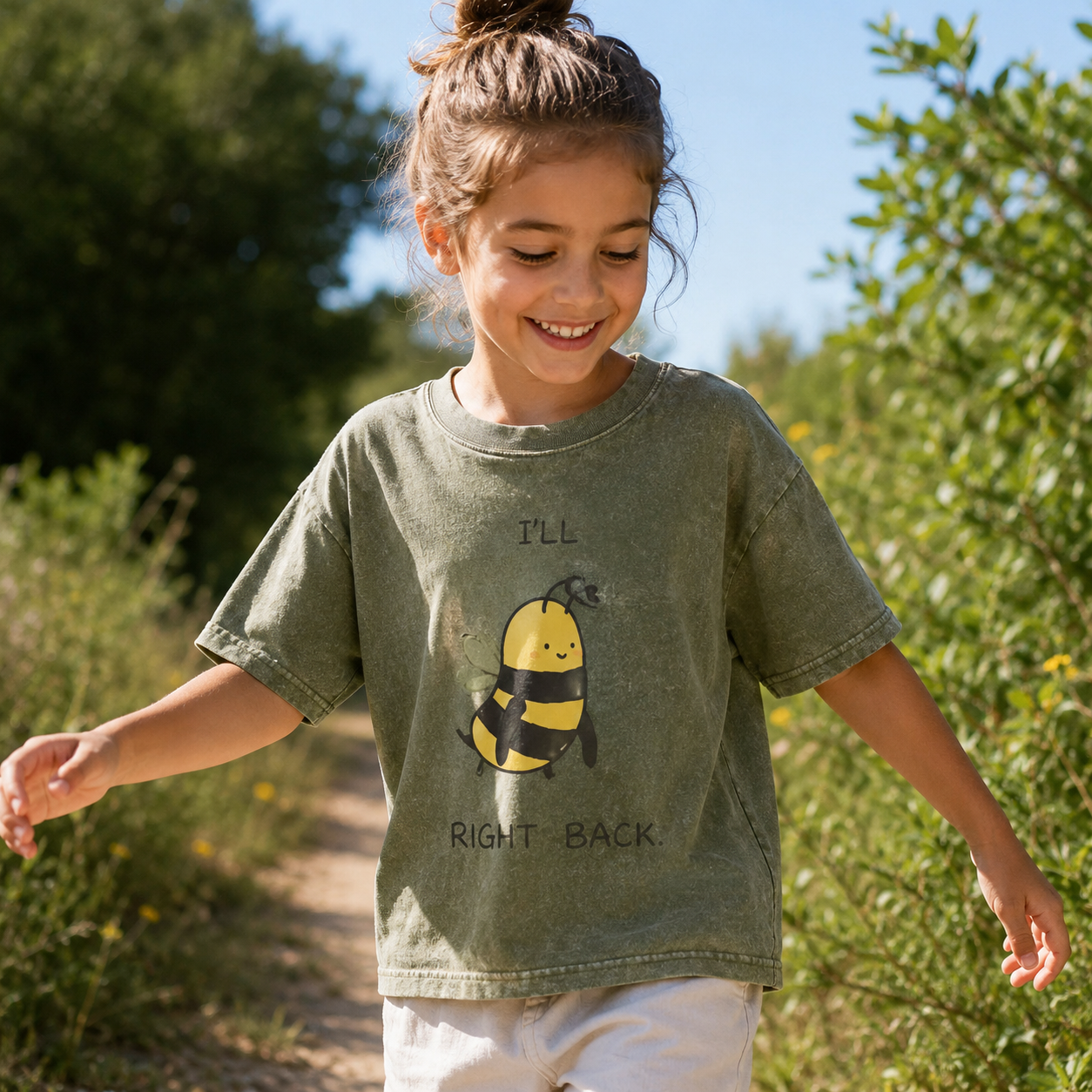 MDWTMMNA26081415 Kids Washed T-Shirt