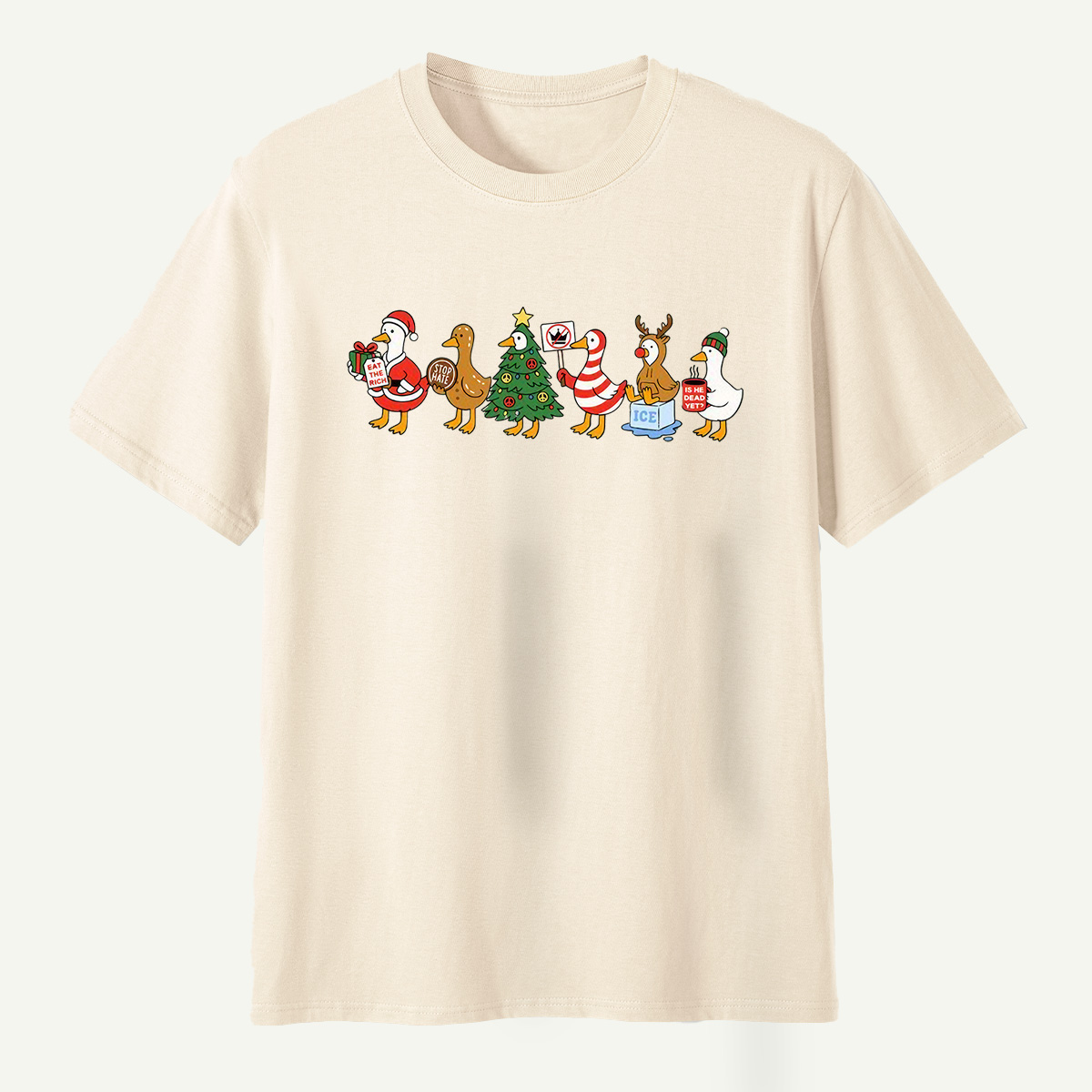 Chaotic Christmas Goose Parade T-Shirt