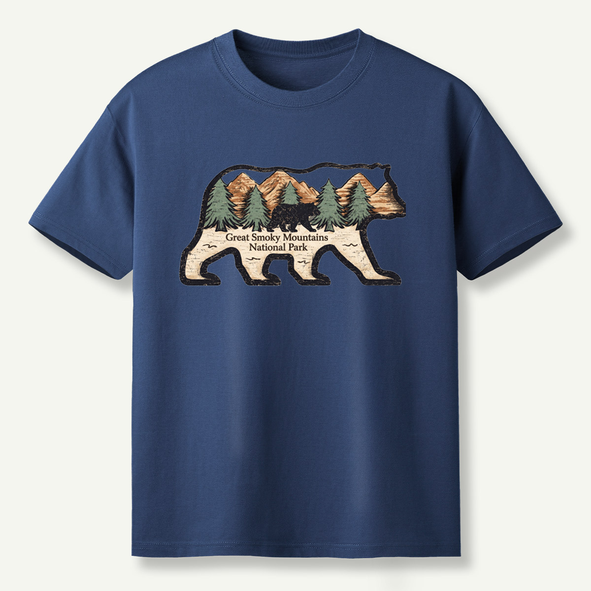 Great Smoky Mountains National Park Black Bear Forest T-Shirt