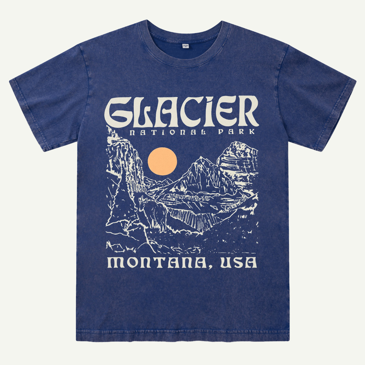 National Park Inspired Mountain Washed T-Shirt