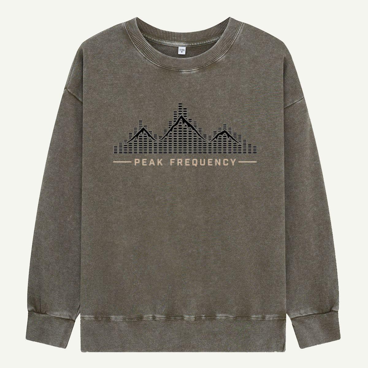 Tune Into Peak Frequency Washed Sweatshirts