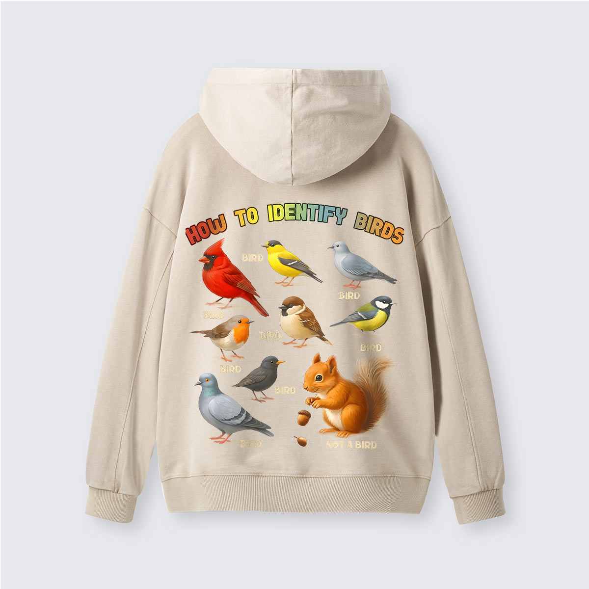 How to Identify Birds Washed Hoodie
