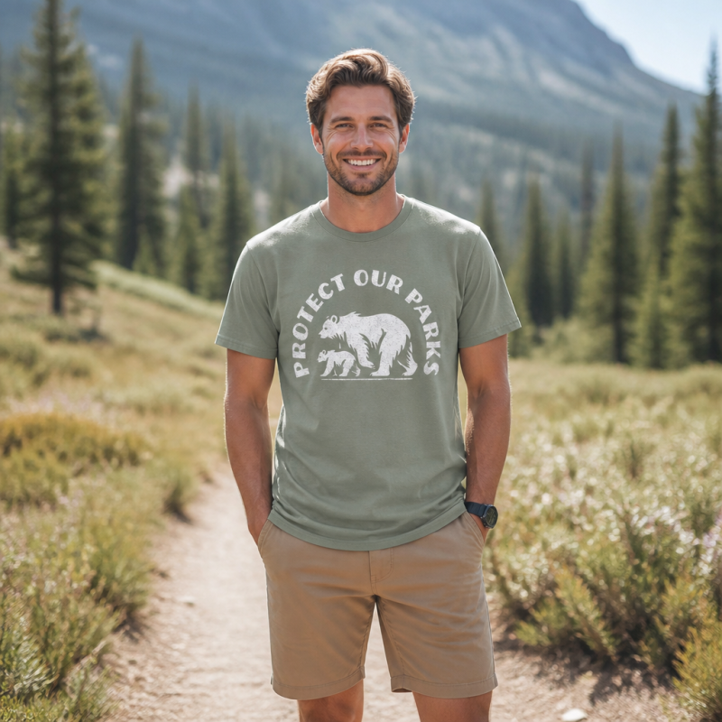 Protect Our Parks Bear Family T-Shirt