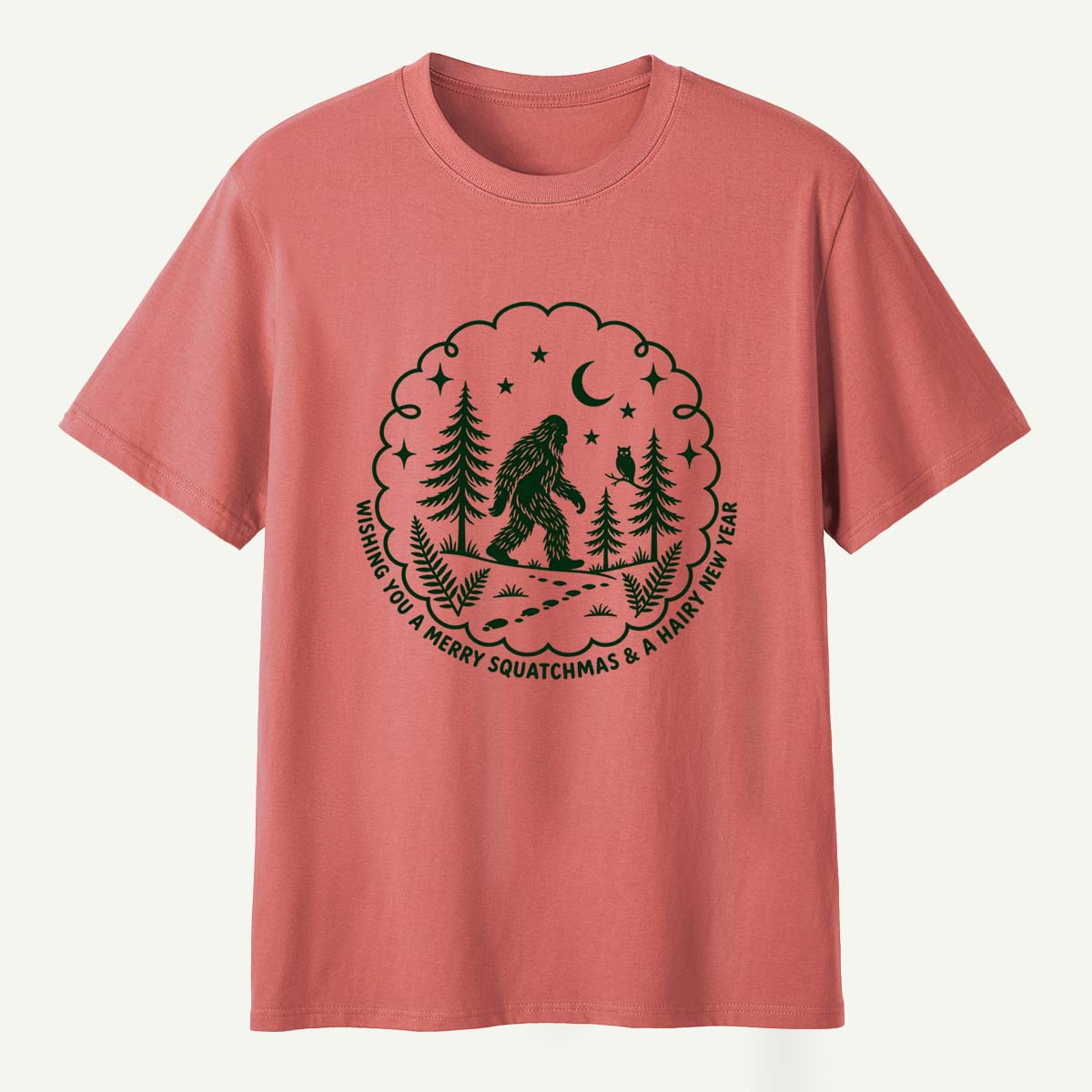 Wishing You A Merry Squatchmas And A Hairy New Year T-Shirt