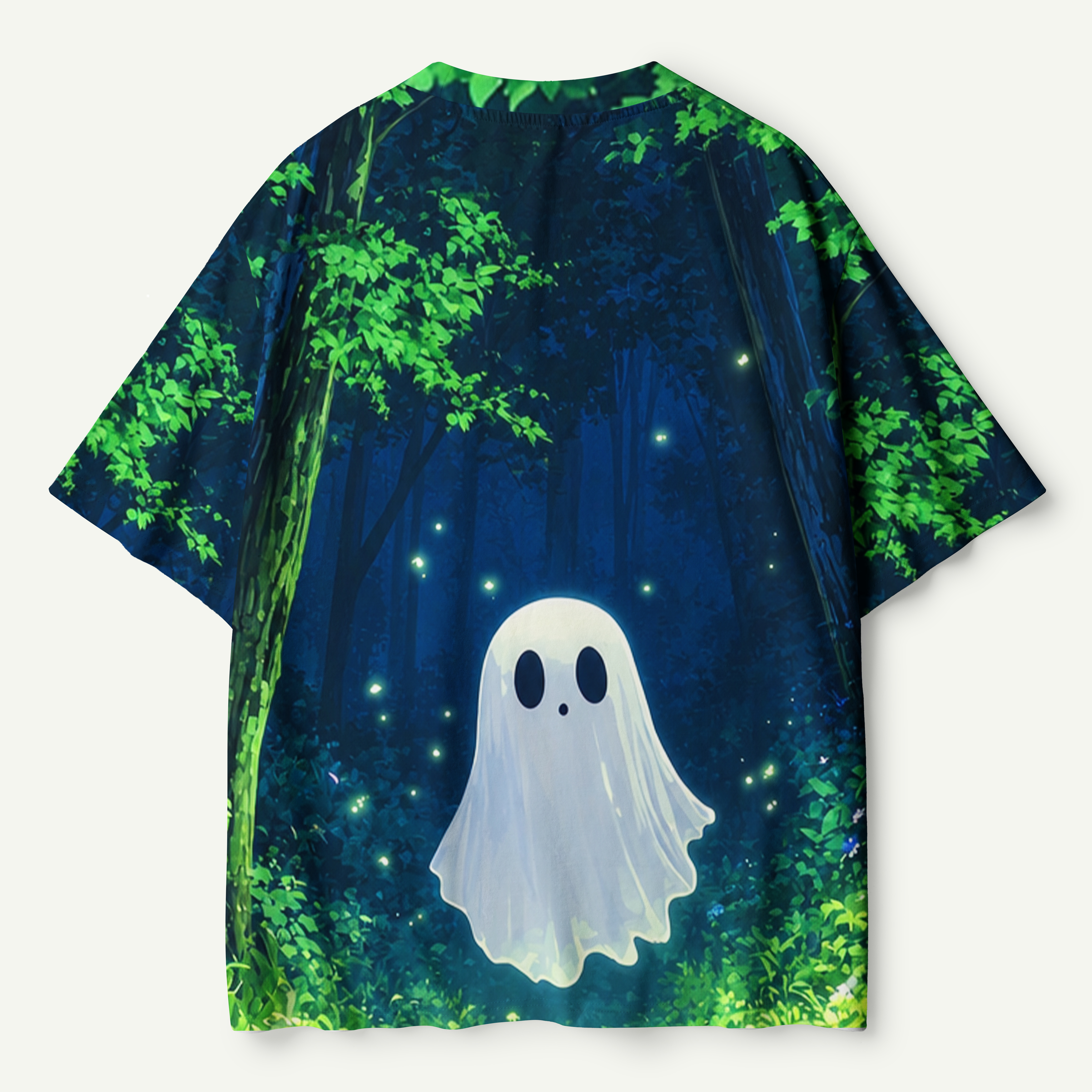 Lonely Ghost In The Enchanted Forest Premium Pure Cotton Tee