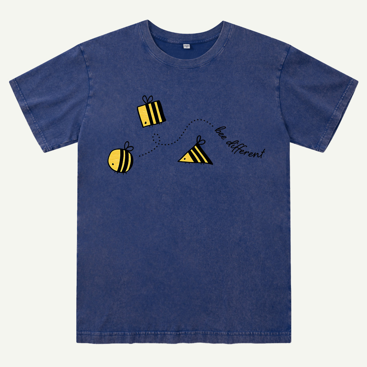Bee Different Washed T-Shirt