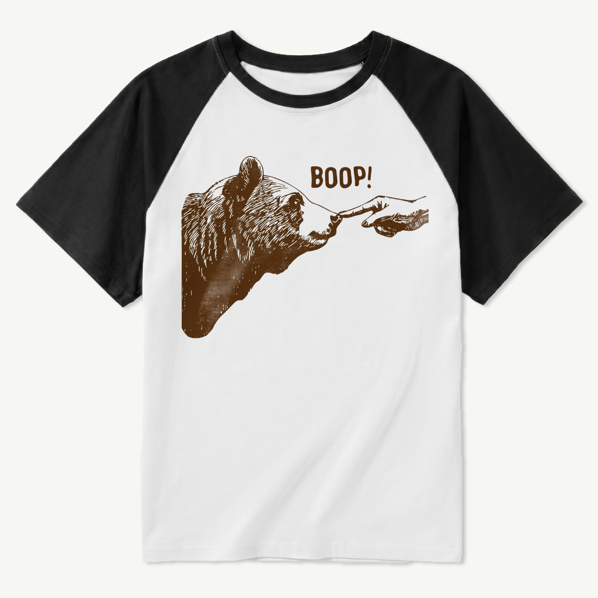 Boop Bear Nose Raglan T-Shirt