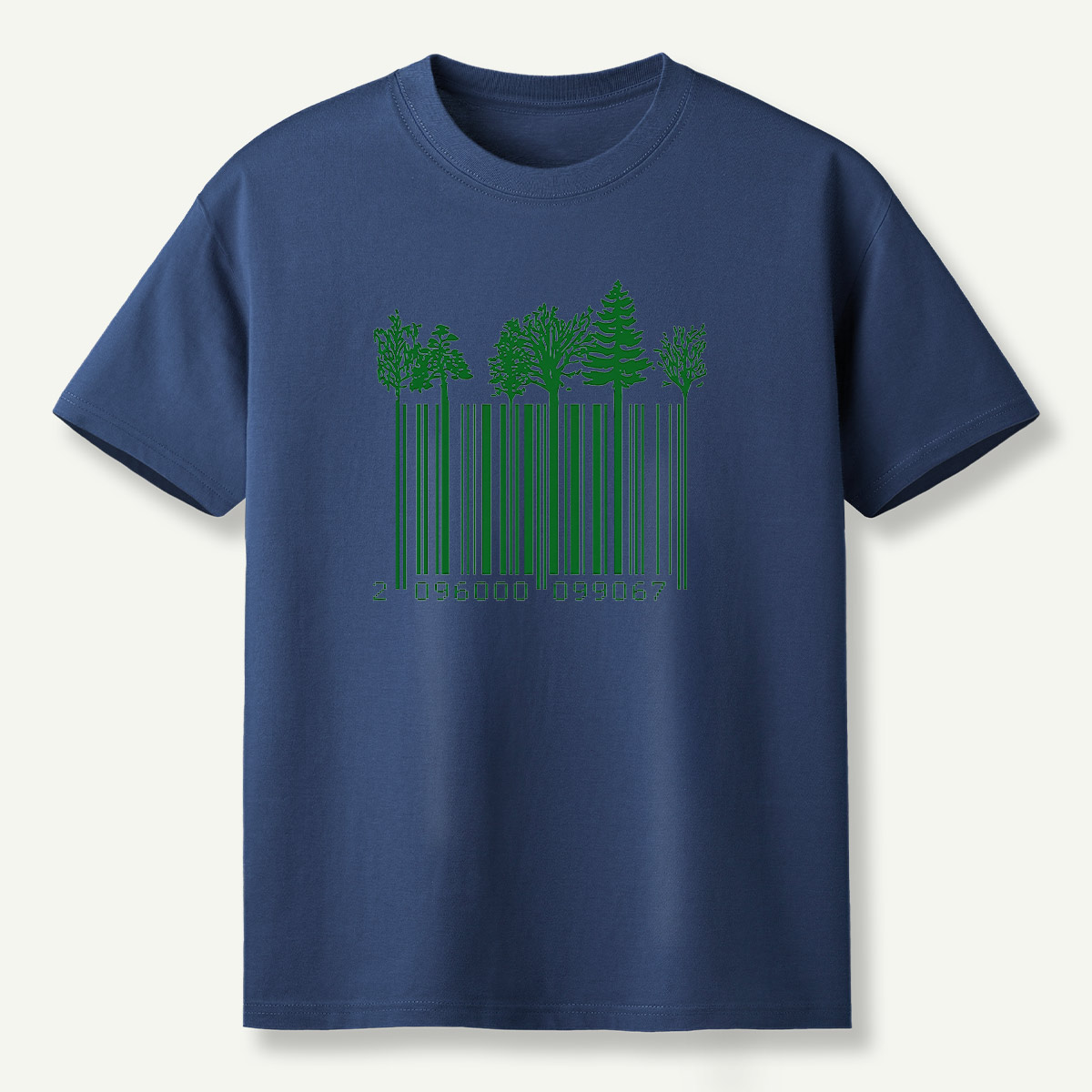 Forest Barcode Tree Line T-Shirt