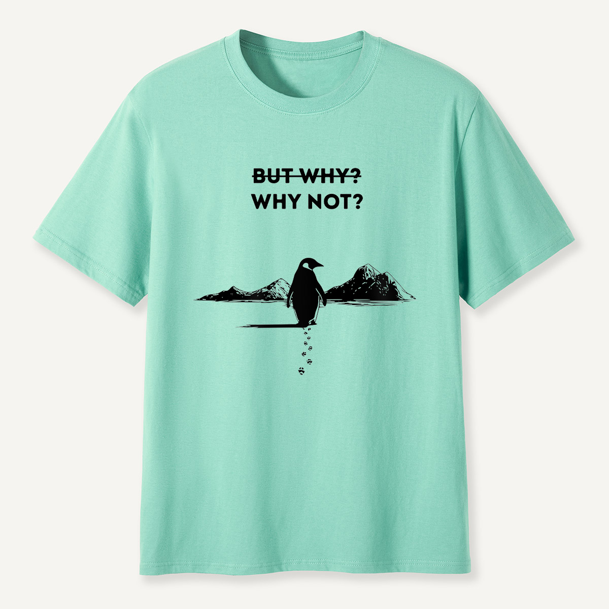 But Why Why Not Penguin Adventure T-Shirt