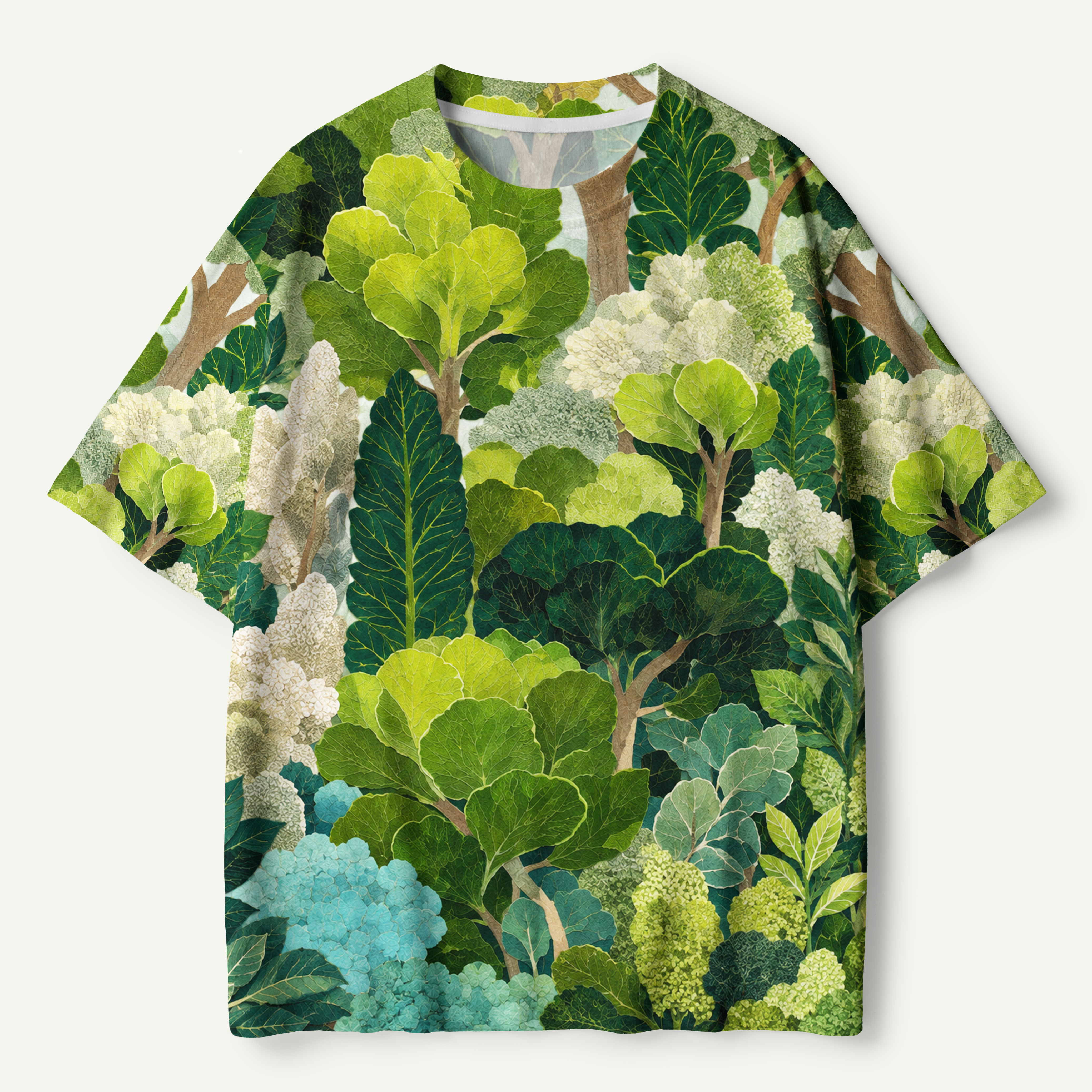 Verdant Botanical Canopy Premium Pure Cotton Tee