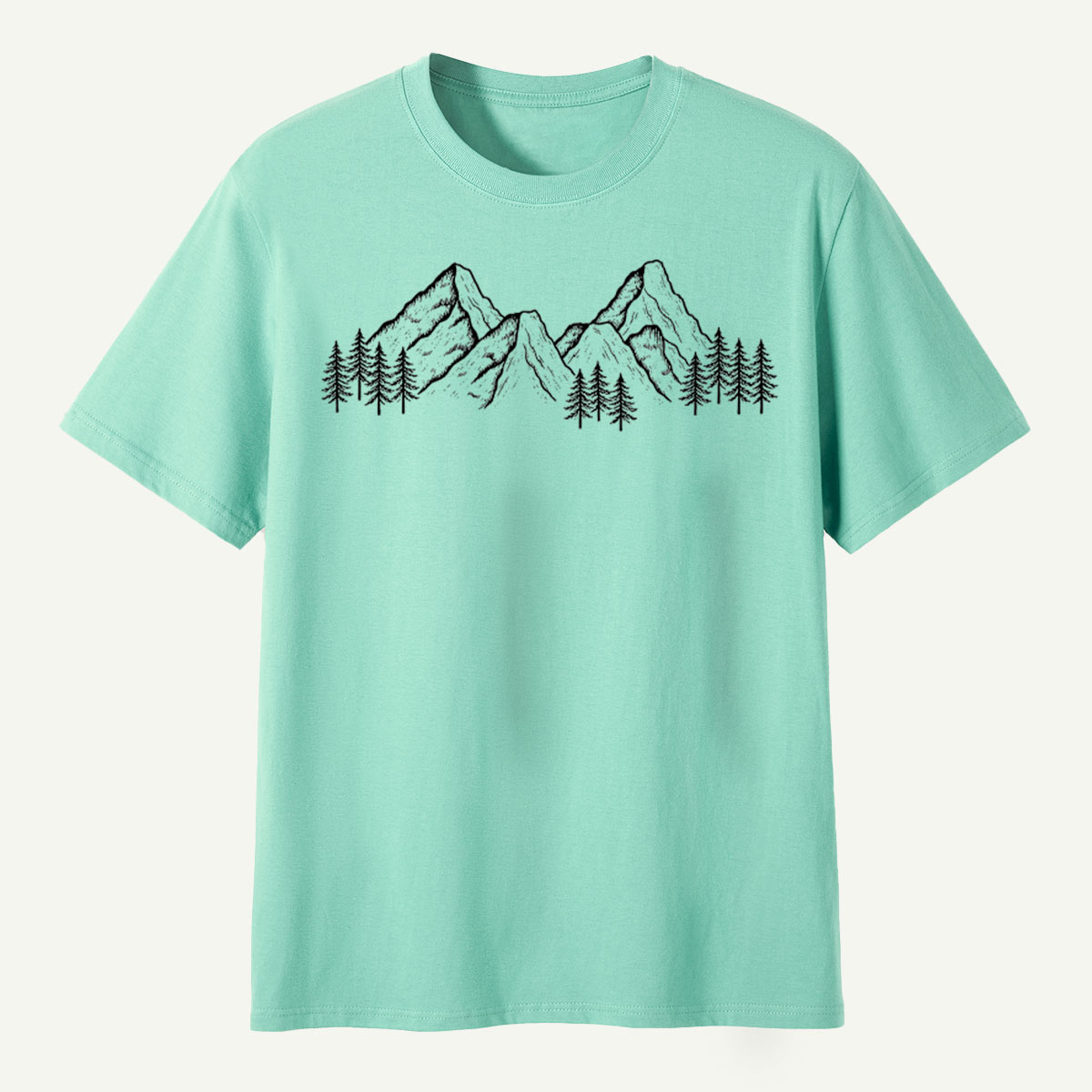 I Will Make A Way In The Wilderness Mountain River T-Shirt