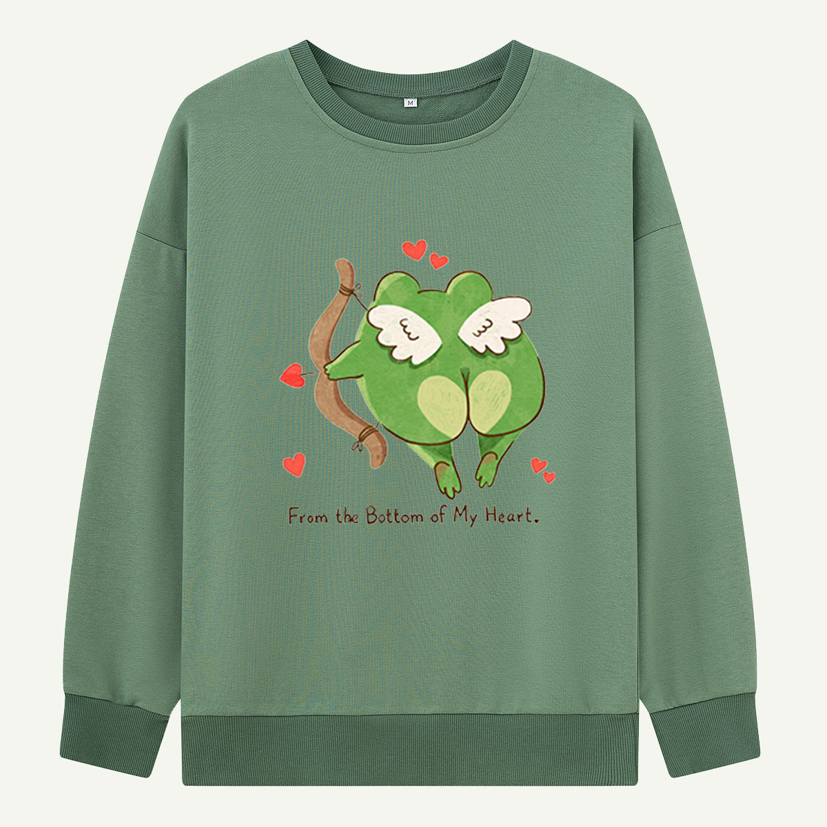 From the Bottom of My Heart Frog Sweatshirts