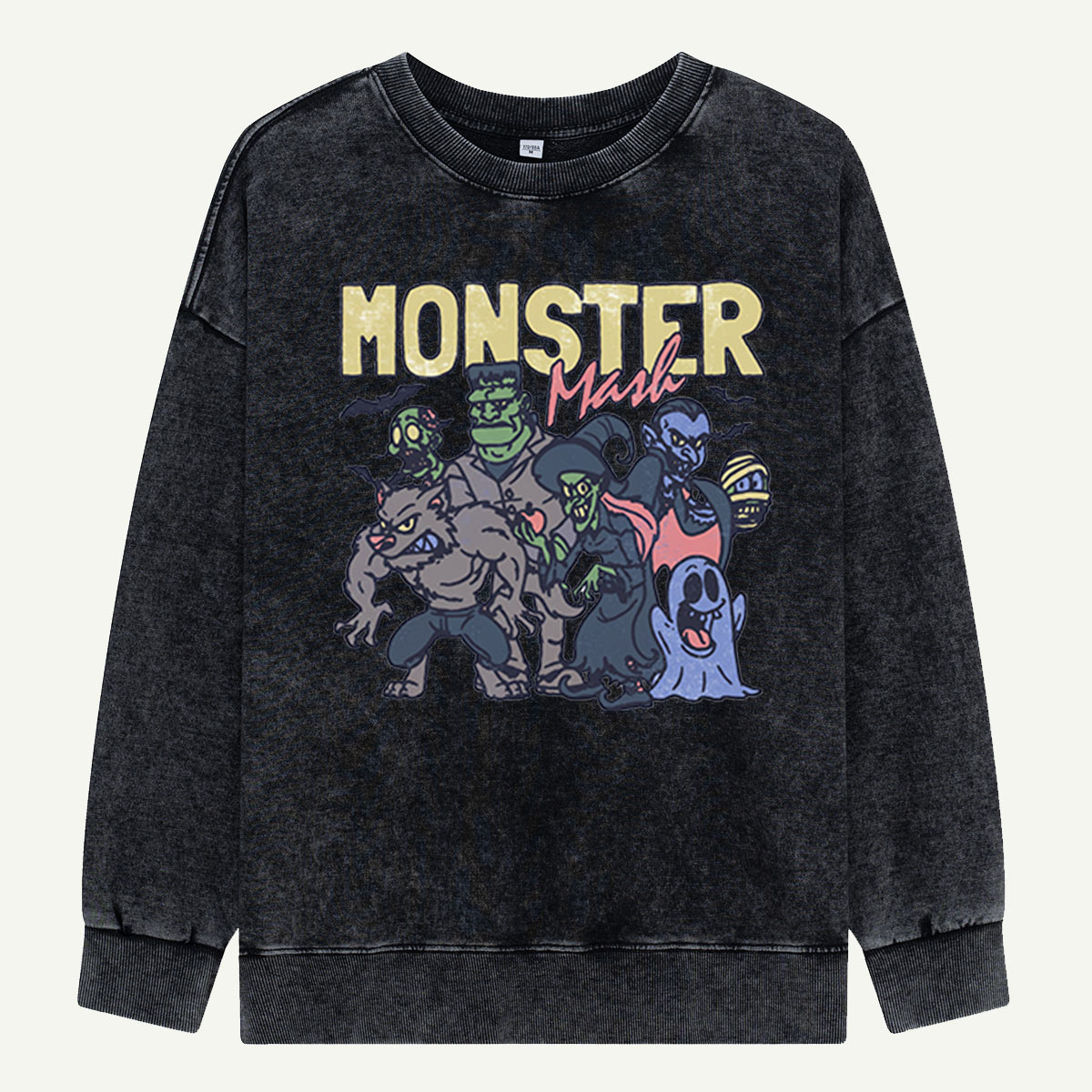 Monster Mash Classic Monsters Washed Sweatshirts